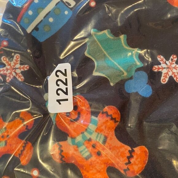 1222 LuLaRoe Size OS Leggings Winter and Snowman Scene New - Picture 4 of 4